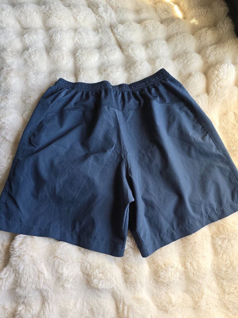 Adidas Mens Athletic Shorts Blue